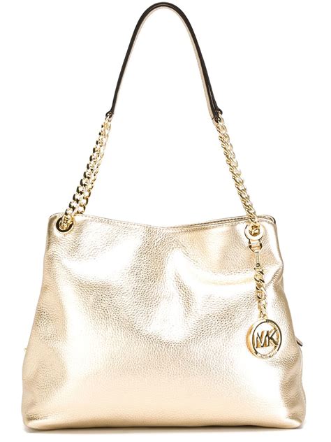 michael kors geldbörse gold beige|michael kors gold shoulder bag.